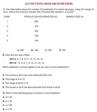 Answered: 1. The Table Below Shows The Number Of… | Bartleby