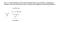 Answered: B) ( ) The Formation Of A Can Also Be… | Bartleby