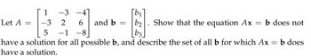 Answered: Let A = -3 And B = [b₁] B2 [b3 2 −1 -8… | Bartleby