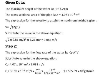 Answered: A fountain sends a stream of water… | bartleby