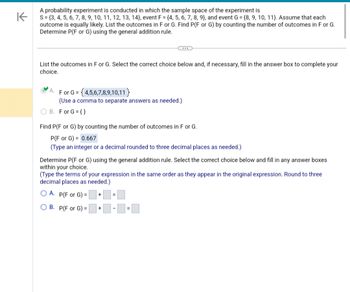 Answered: A probability experiment is conducted… | bartleby