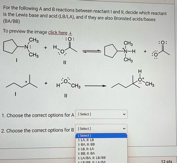 Answered: For The Following A And B Reactions… | Bartleby