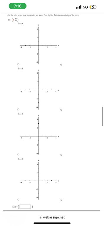 Answered Plot The Point Whose Polar Coordinates… Bartleby