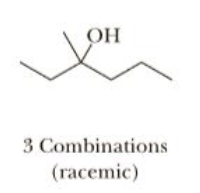 OH
3 Combinations
(racemic)
