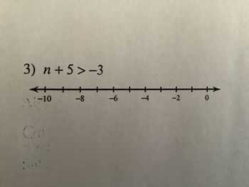 3) n +5> -3
- ▬▬▬▬▬▬†▬▬▬▬▬
-8
:-10
▬▬▬▬▬▬▬▬▬+
-4
-6
-
-2
0