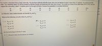 You receive a brochure from a large university. The brochure indicates that the mean class size for full-time faculty is fewer than 31 students. You want to test this
claim. You randomly select 18 classes taught by full-time faculty and determine the class size of each. The results are shown in the table below. At a = 0.05, can you
support the university's claim? Complete parts (a) through (d) below. Assume the population is normally distributed.
32
25
30
36
29
40
25
22
260
D/1)
25
33
37
35
27
27
33
29
23
D/1)
(a) Write the claim mathematically and identify Ho and H,.
(0/1)
Which of the following correctly states H, and H,?
O C. Ho: H<31
B. Ho: p231
Ha p<31
OA Ho p-31
Ha p<31
|OE.
O E H, ps31
OF. Ho: H=31
O D. Ho H> 31
Ha #31
Ha p> 31
H us31
(b) Use technology to find the P-value.
This,
P%3D
(Round to three decimal places as needed.)
