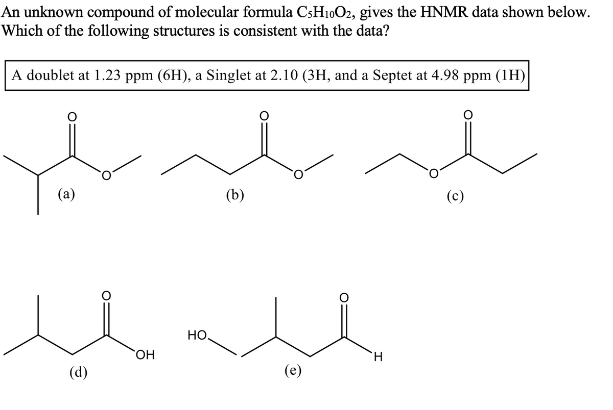 c5h10o2 lewis structure