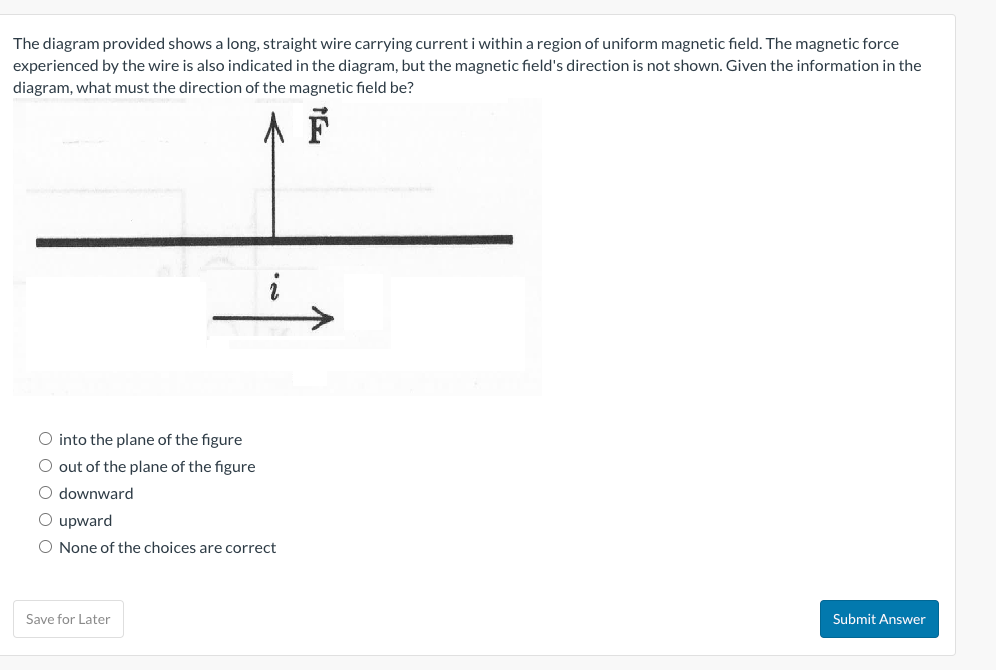 Answered: Consider a thin, straight wire carrying…