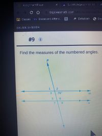 Answered: Find The Measures Of The Numbered… | Bartleby