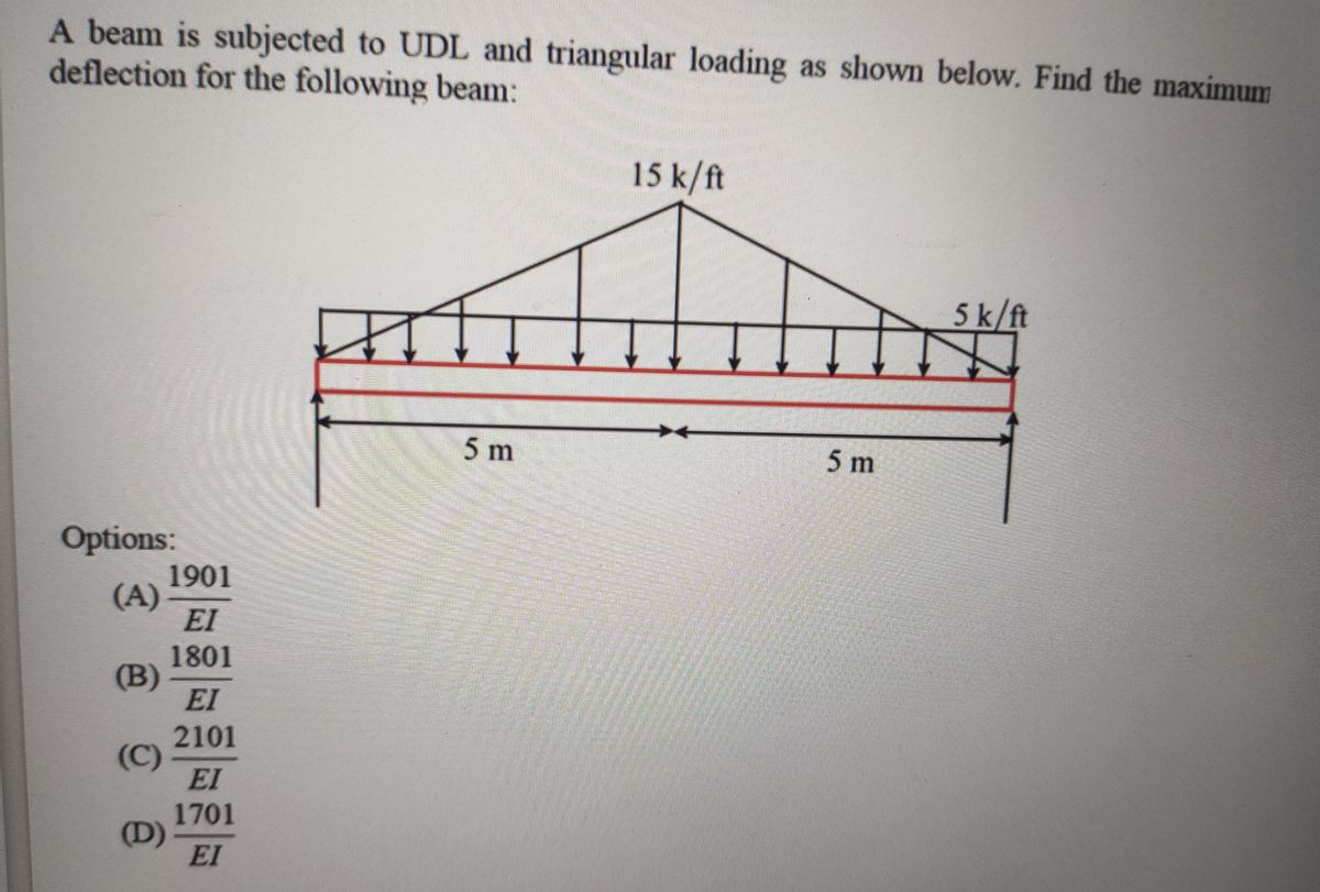 Maximum Bending Moment For Simply Supported Beam With Triangular Load ...