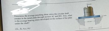 Answered: Determine The Average Punching Shear… | Bartleby