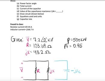 Answered: (c) Current of the capacitor (d) Value… | bartleby