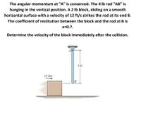 Answered: The angular momentum at 