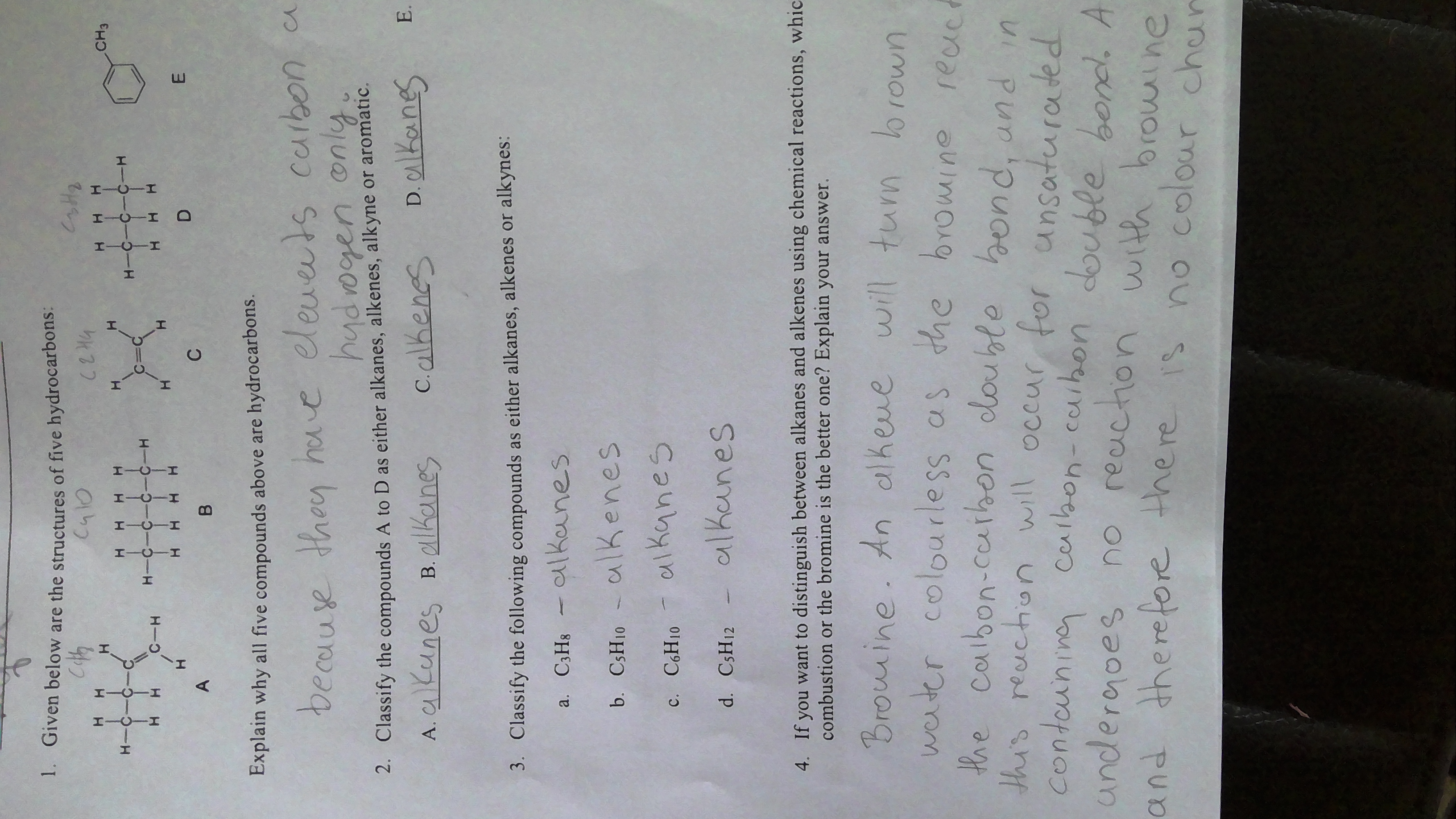 Answered 3. Classify the following compounds as bartleby