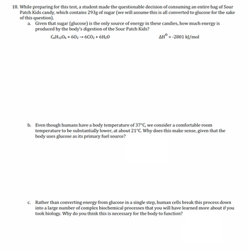 Answered: 18. While preparing for this test, a…