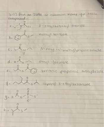 Answered 16.4 Glive on IUPAC or common home for bartleby