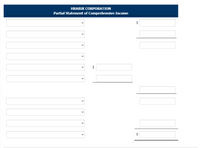 HRABIK CORPORATION
Partial Statement of Comprehensive Income
%24
%24
%24
>
>
>
>
>
>
>
>
