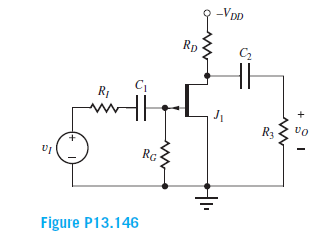 -VDD
Rp
C2
RI
R3
RG
Figure P13.146
+ 1
