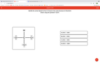 b Answered: What is the correct
101 Chem101
Q Fichas de aprendizaje Chapter x +
app.101edu.co
M
Apps
G
M Gmail
YouTube
Маps
a AMAZON
Translate
Gflights
USCIS
Ь ВАТERBLY
C CHEGG > KATAPULK CUBA
SUPERMARKET23
Reading List
Question 5 of 65
Submit
Identify the correct dipole for the C-CI bond in the Lewis structure of chloroform
shown using the symbols õ* and 6.
A) (8*)C – CI(5)
B) (6)C – CI(5*)
:Cl-
C-
CI:
C) (õ)C – CI(5)
D) (8*)C – CI(d*)
:Cl:
• •
+
エー
