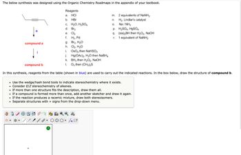 Answered: The Below Synthesis Was Designed Using… | Bartleby