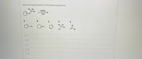 Select all major products of the following reactions.
Me Me
H2SO,
Me
H20
A
E
Me Me
Me
HO-
Me
HO
Me
O A
O B
O D
O E
