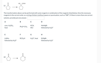 Answered: (c) The Transformation Above Can Be… 