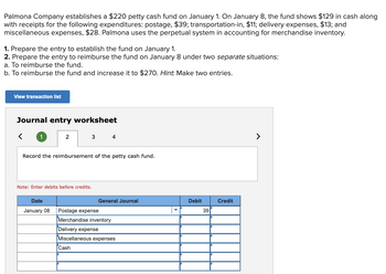 Answered: Palmona Company Establishes A $220… | Bartleby