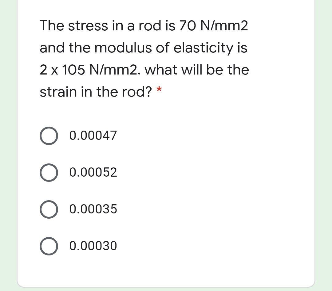 Solved b) Calculate the value of stress in N/mm2 and
