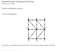 Answered: Directed Graphs: Topological Orderings… | Bartleby