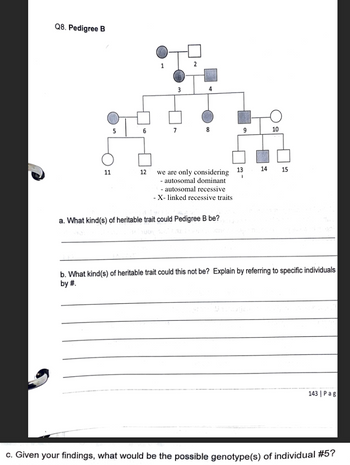 Answered: a. What kind(s) of heritable trait… | bartleby