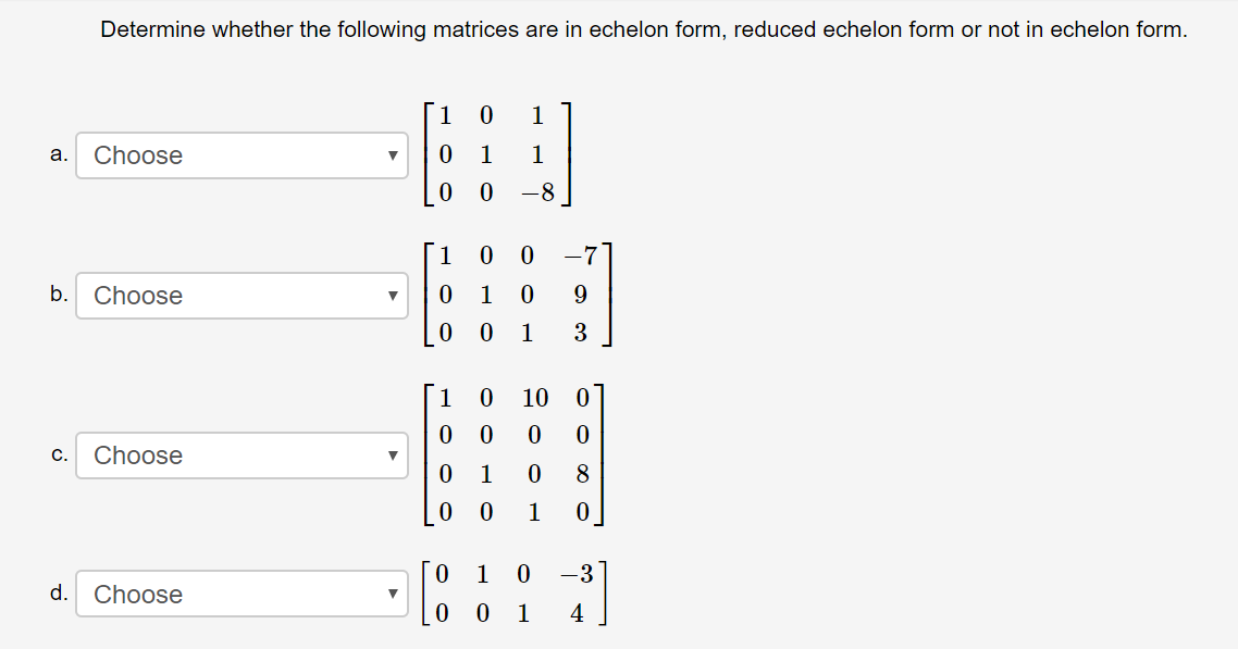 Answered Determine whether the following bartleby