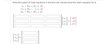 Answered: Write The System Of Linear Equations In… | Bartleby