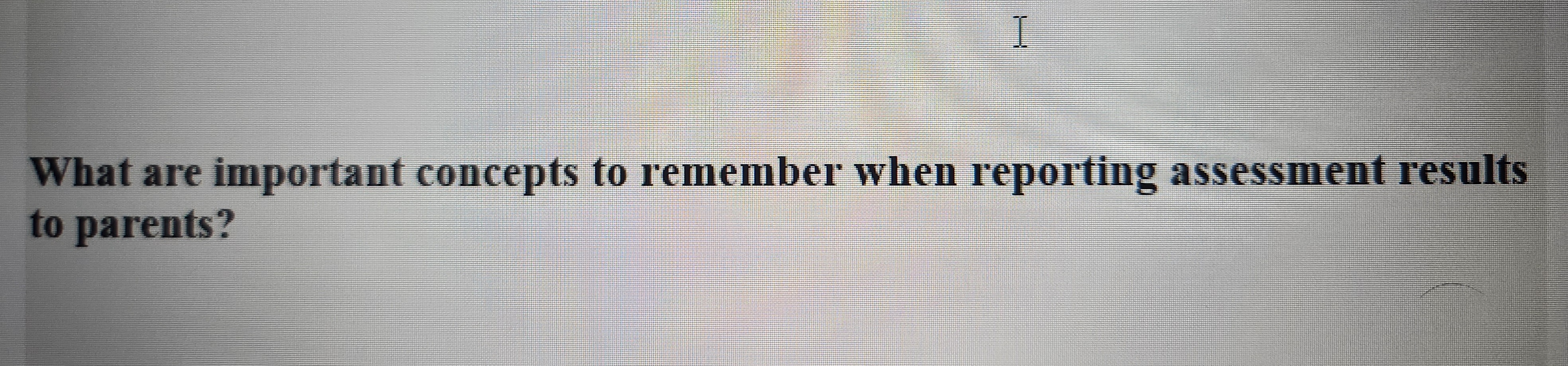 Answered: What Are Important Concepts To Remember… | Bartleby