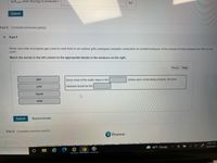 **Part F**

**Question:**

When one mole of propane gas (used to cook food on an outdoor grill) undergoes complete combustion at constant pressure, is the amount of heat released the HHV or the LHV?

**Task:**

Match the words in the left column to the appropriate blanks in the sentence on the right.

**Options:**
- Gas
- LHV
- Liquid
- HHV

**Sentence:**

Since most of the water stays in the [blank] phase upon combusting propane, the heat released would be the [blank].

**Buttons:**
- Submit
- Request Answer

**Notes:**
- Reset and Help buttons are available for assistance.
- Part G follows this section.

**Footer:**

Copyright © 2021 Pearson Education Inc. All rights reserved. Terms of Use | Privacy Policy | Permissions | Contact Us

Temperature and Weather Note: 49°F, Cloudy, Time: 10:47 AM, Date: 10/27/2021.