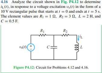 Answered: 4.16 Analyze The Circuit Shown In Fig.… | Bartleby