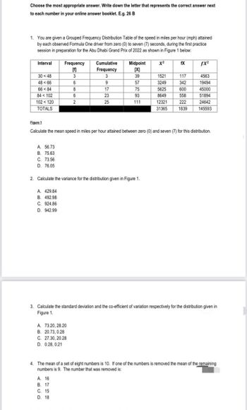 Answered: A. 56.73 B. 75.63 C. 73.56 D. 76.05 2.… | bartleby