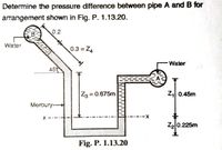 Answered: Determine The Pressure Difference… | Bartleby