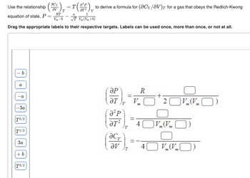 Answered: Use The Relationship Equation Of State,… | Bartleby