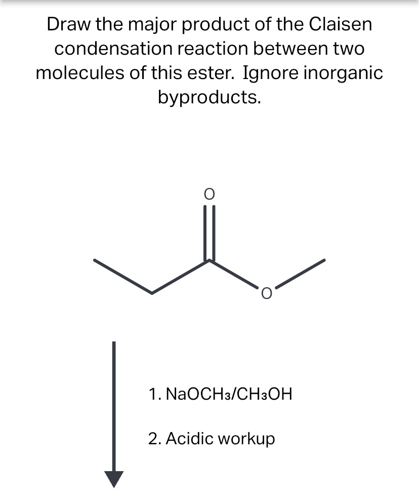 draw a condensation reaction