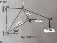 Answered: Determine The Force In Each Member Of… | Bartleby