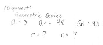 geometric series edgenuity assignment answers