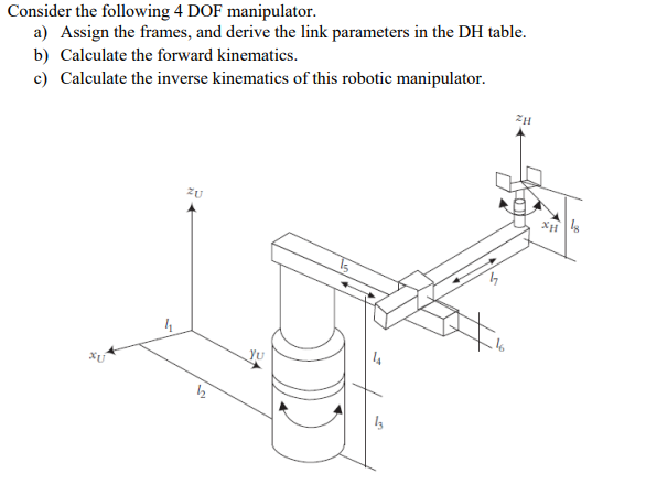 4 dof manipulator