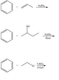 H2SO4
+
ОН
H2SO4
Нeat
1.AICI3
2.H20
