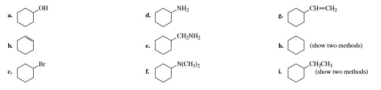 Answered: NH2 CH=CH2 A. D. G. CH,NH2 B. H. (show… | Bartleby