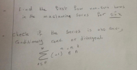 Find
the
first
four
terms
non-Zero
in the
maclauring Series
for
Sin X
