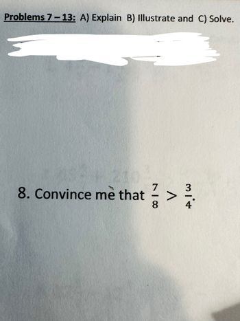 Answered: Problems 7-13: A) Explain B) Illustrate… | Bartleby