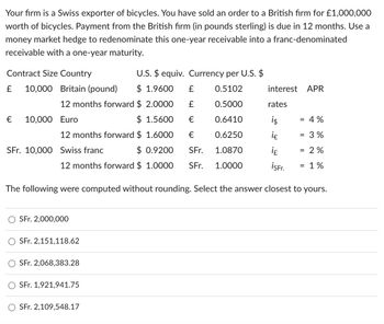 sfr to pounds