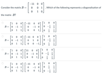 Answered: Consider The Matrix B = = The Matrix B?… | Bartleby