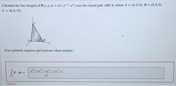 Answered Calculate the line integral of F x y bartleby