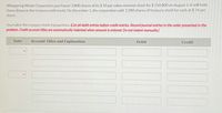 Whispering Winds Corporation purchased 3,800 shares of its $ 10 par value common stock for $250,800 on August 1. It will hold
these shares in the treasury until resold. On December 1, the corporation sold 2,280 shares of treasury stock for cash at $74 per
share.
Journalize the treasury stock transactions. (List all debit entries before credit entries. Record journal entries in the order presented in the
problem. Credit account titles are automatically indented when amount is entered. Do not indent manually.)
Date
Account Titles and Explanation
Debit
Credit
